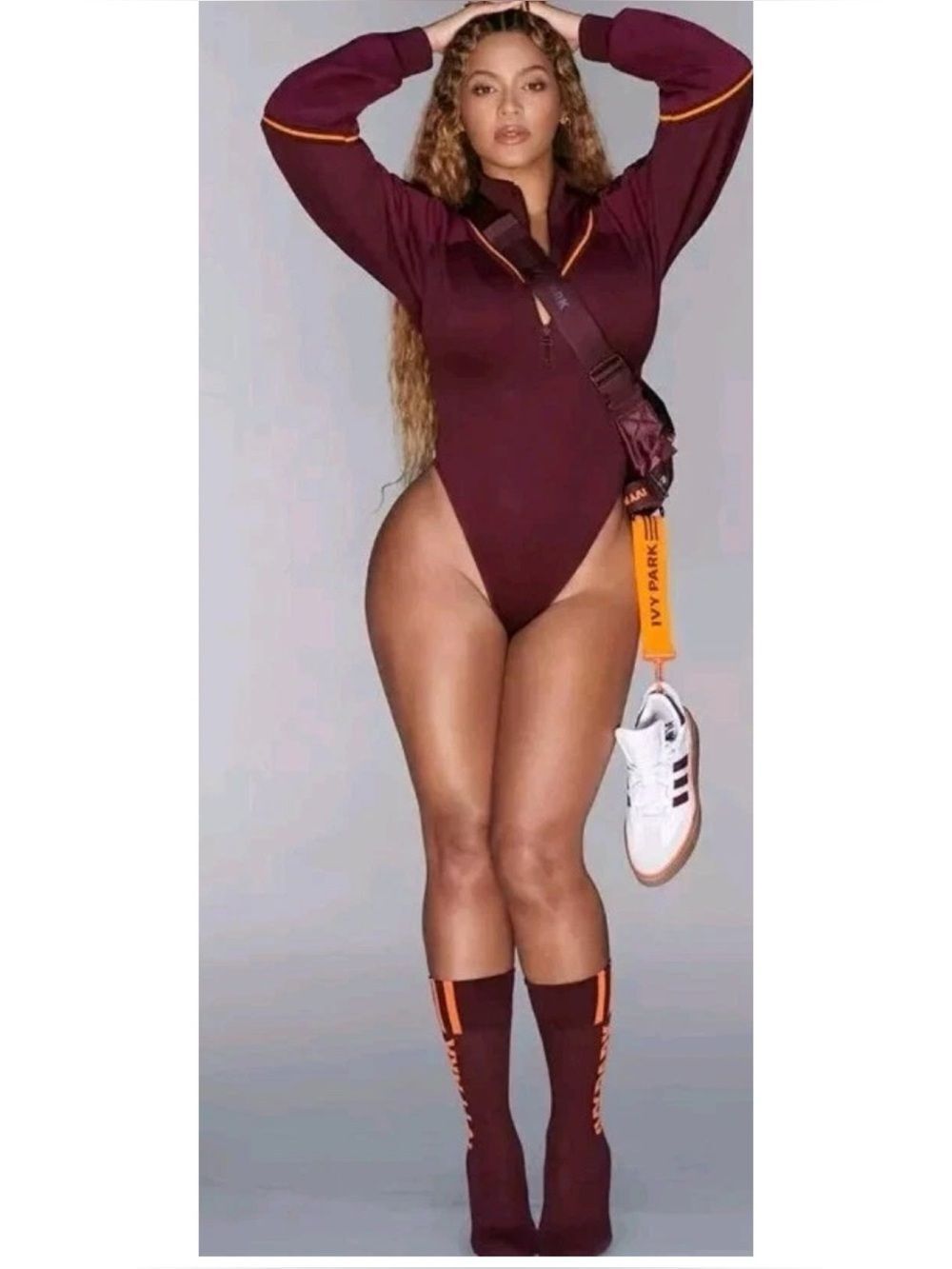 Adidas x Ivy Park TT Bodysuit, Size S ~ Excellent
